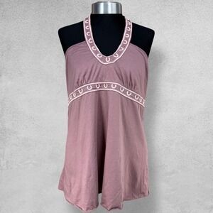 Babystyle Halter Top‎ Horseshoe Trim Sleeveless Summer Blouse Women's Medium